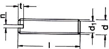 Винт установочный ГОСТ 1477-93 — размеры и характеристики.